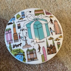Tiffany & Co. NYC painted trinket dish